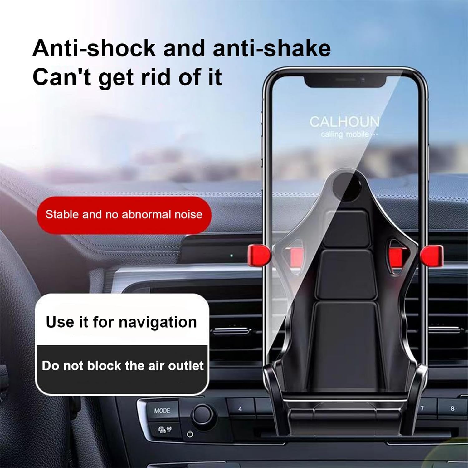 Gaming Seat Phone Holder | Racing Seat Phone Holder | Racing Simulator Cockpit Phone Holder | Racing Seat Phone Holder | Racing Chair Phone Mount for Car | Racing Seat Smartphone Mount