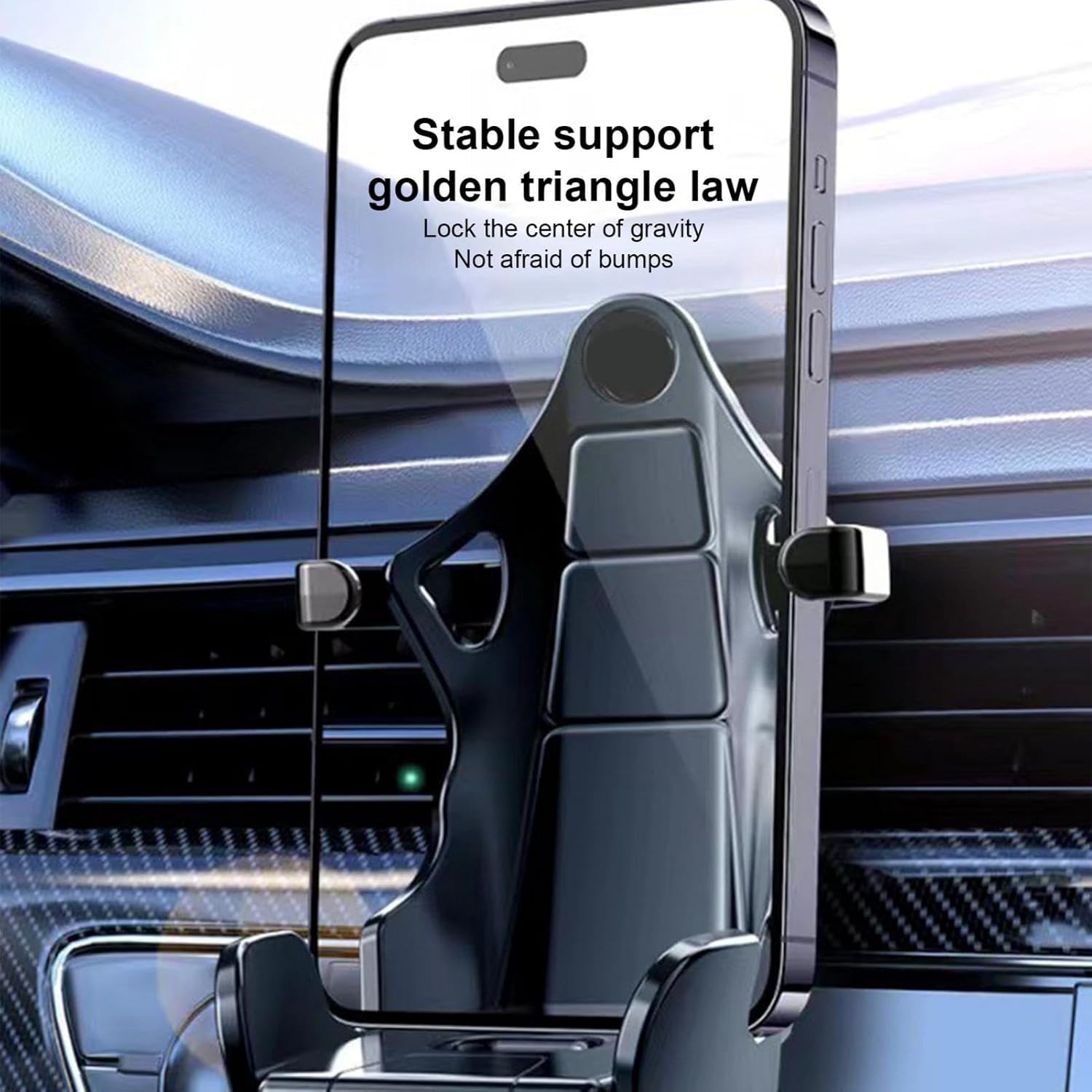 Gaming Seat Phone Holder | Racing Seat Phone Holder | Racing Simulator Cockpit Phone Holder | Racing Seat Phone Holder | Racing Chair Phone Mount for Car | Racing Seat Smartphone Mount