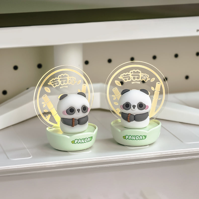 SUNNIFA Panda Night Light - Cute Night Light Bedside Lamp, LED Panda Novelty Lamp | Portable Room Decor Battery Operated Night Light Table, Rechargeable Panda Lamp, Decoration for Boys Girls
