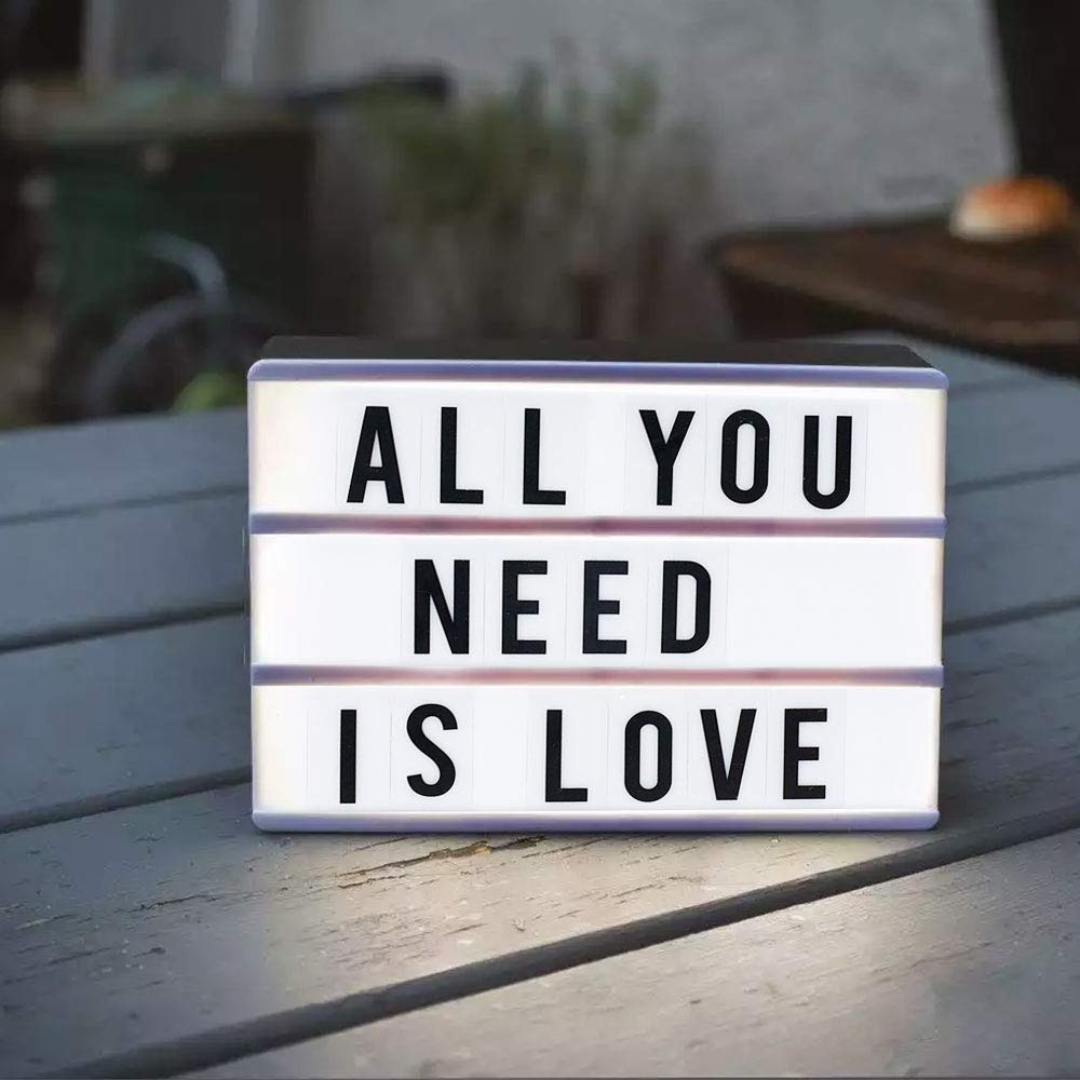 Cinematic Light Box size A4 | Black